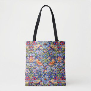 William Morris Strawberry thief famous painting Tote Bag