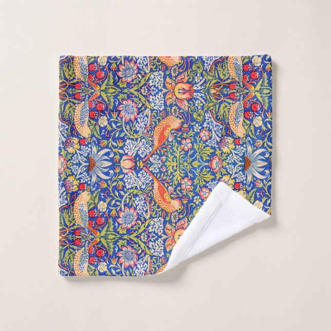 William Morris Strawberry thief famous painting   Wash Cloth (Wash Cloth)