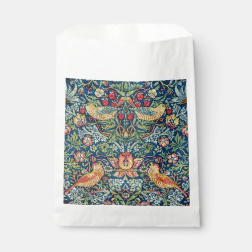 William Morris _ Strawberry Thief Favor Bag