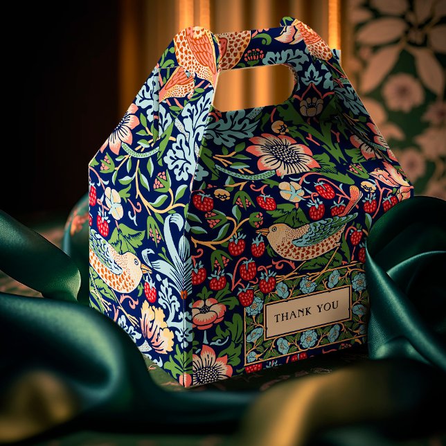 William Morris Strawberry Thief Favor Box (Creator Uploaded)
