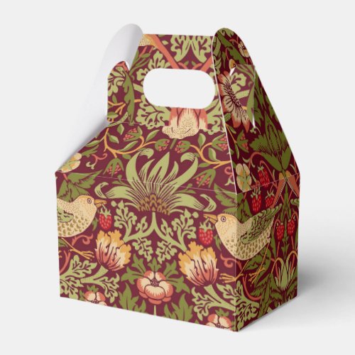 William Morris Strawberry Thief Favor Box