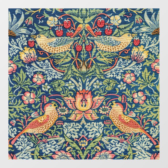 William Morris - Strawberry Thief Floor Decals (Front)