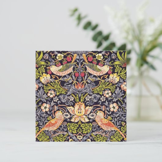 William Morris Strawberry Thief Floral Art Nouveau (Standing Front)