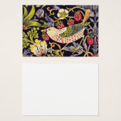 William Morris Strawberry Thief Floral Art Nouveau (Front & Back)