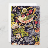 William Morris Strawberry Thief Floral Art Nouveau (Front/Back)