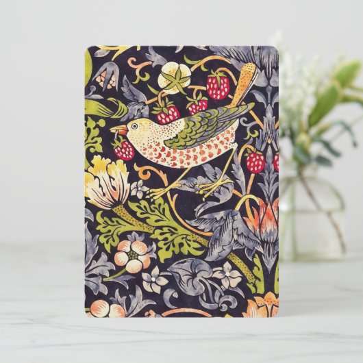 William Morris Strawberry Thief Floral Art Nouveau (Standing Front)