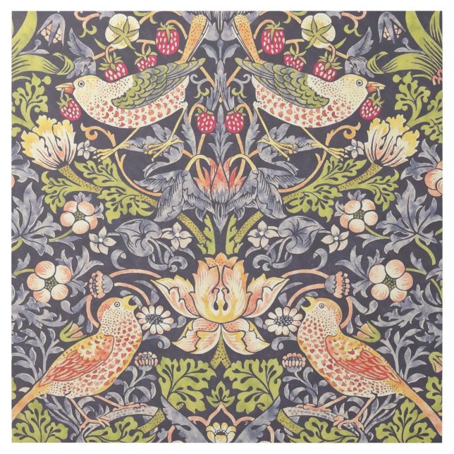 William Morris Strawberry Thief Floral Art Nouveau (Front)