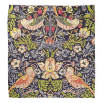 William Morris Strawberry Thief Floral Art Nouveau Bandana William Morris Strawberry Thief Floral Art Nouveau Bandana