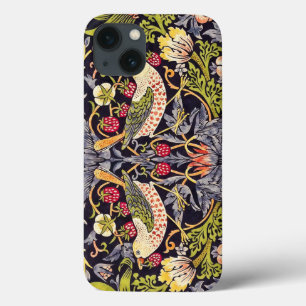 William Morris Strawberry Thief Floral Art Nouveau iPhone 13 Case