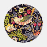 William Morris Strawberry Thief Floral Art Nouveau Coaster Set at Zazzle