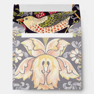 William Morris Strawberry Thief Floral Art Nouveau Envelope
