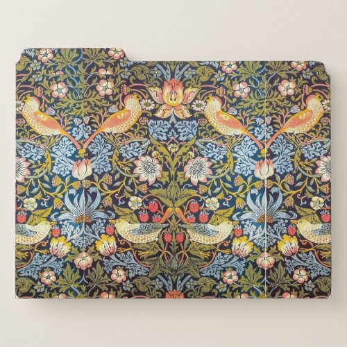 William Morris Strawberry Thief Floral Art Nouveau File Folder