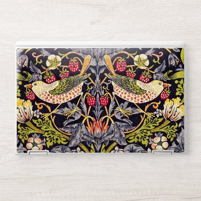 William Morris Strawberry Thief Floral Art Nouveau HP Laptop Skin (Front)