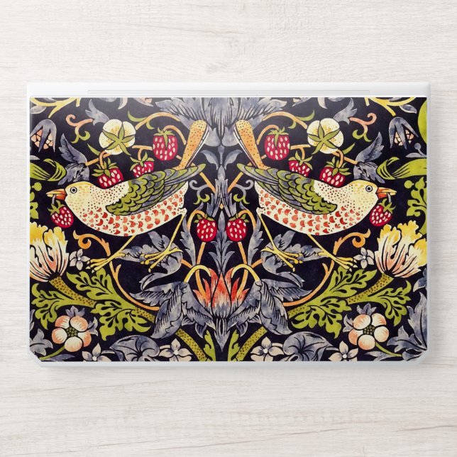 William Morris Strawberry Thief Floral Art Nouveau HP Laptop Skin (Front)