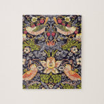 William Morris Strawberry Thief Floral Art Nouveau Jigsaw Puzzle<br><div class="desc">William Morris Strawberry Thief Floral Art Nouveau Watercolor Painting Strawberry Thief is one of William Morris's most popular repeating designs for textiles. It takes as its subject the thrushes that Morris found stealing fruit in his kitchen garden of his countryside home, Kelmscott Manor, in Oxfordshire. William Morris was an English...</div>