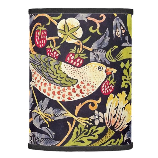 William Morris Strawberry Thief Floral Art Nouveau Lamp Shade (Right)