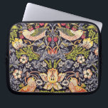 William Morris Strawberry Thief Floral Art Nouveau Laptop Sleeve<br><div class="desc">William Morris Strawberry Thief Floral Art Nouveau Watercolor Painting Strawberry Thief is one of William Morris's most popular repeating designs for textiles. It takes as its subject the thrushes that Morris found stealing fruit in his kitchen garden of his countryside home, Kelmscott Manor, in Oxfordshire. William Morris was an English...</div>