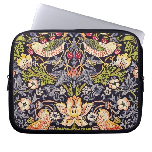 William Morris Strawberry Thief Floral Art Nouveau Laptop Sleeve