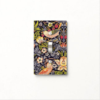 William Morris Strawberry Thief Floral Art Nouveau Light Switch Cover