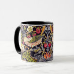 William Morris Strawberry Thief Floral Art Nouveau Mug at Zazzle