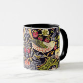 William Morris Strawberry Thief Floral Art Nouveau Mug (Front Right)