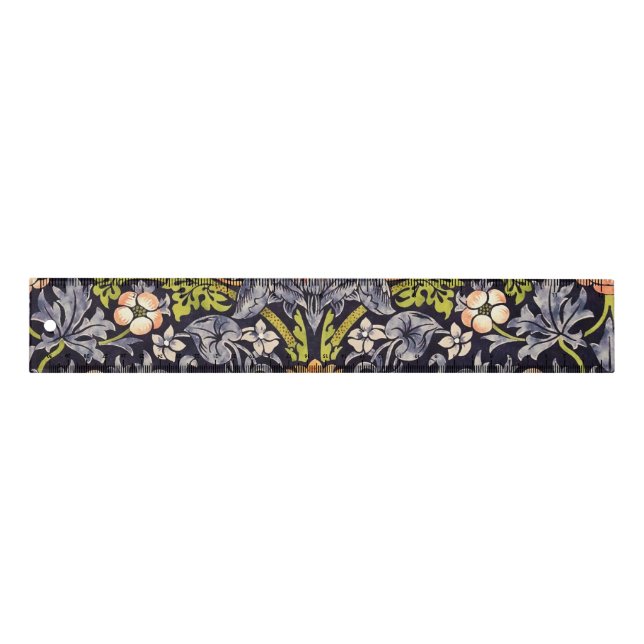 William Morris Strawberry Thief Floral Art Nouveau Ruler (Front)