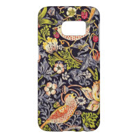 William Morris Strawberry Thief Floral Art Nouveau Samsung Galaxy S7 Case