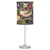 William Morris Strawberry Thief Floral Art Nouveau Table Lamp (Left)