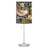 William Morris Strawberry Thief Floral Art Nouveau Table Lamp (Right)