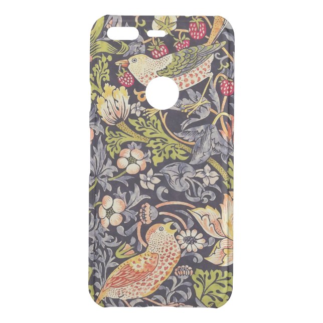 William Morris Strawberry Thief Floral Art Nouveau Uncommon Google Pixel Case (Back)