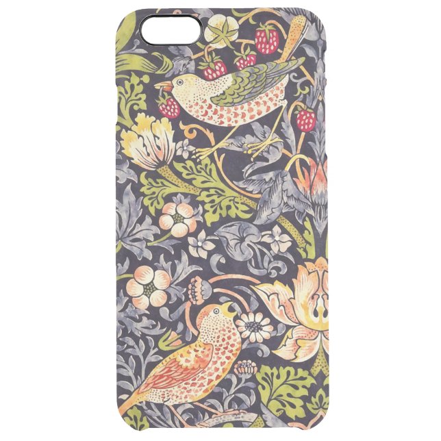 William Morris Strawberry Thief Floral Art Nouveau Uncommon iPhone Case (Back)