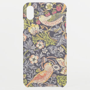 William Morris Strawberry Thief Floral Art Nouveau iPhone XS Max Case