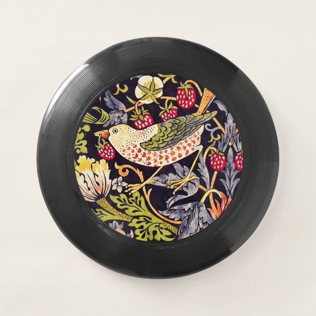William Morris Strawberry Thief Floral Art Nouveau Wham-O Frisbee (Front)