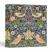 William Morris Strawberry Thief Floral Pattern 3 Ring Binder William Morris Strawberry Thief Floral Pattern 3 Ring Binder