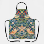 William Morris Strawberry Thief Floral Pattern Apron