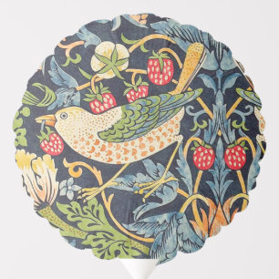 William Morris Strawberry Thief Floral Pattern Balloon