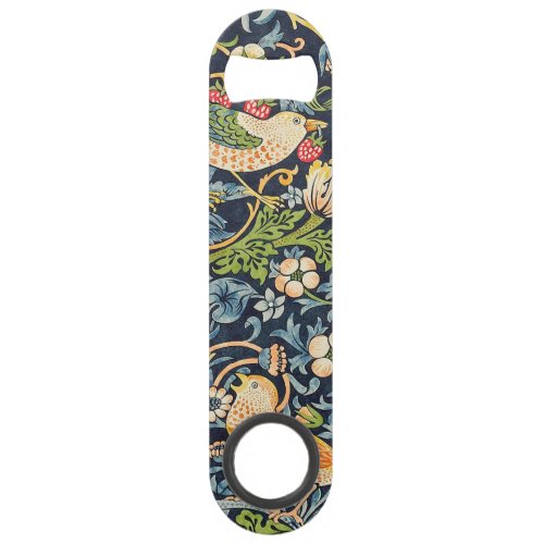 William Morris Strawberry Thief Floral Pattern Bar Key