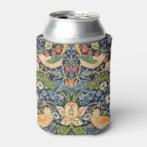 William Morris Strawberry Thief Floral Pattern Can Cooler