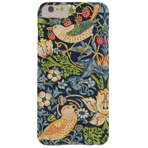 William Morris Strawberry Thief Floral Pattern Barely There iPhone 6 Plus Case