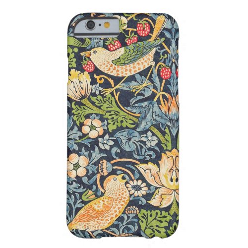 William Morris Strawberry Thief Floral Pattern Barely There iPhone 6 Case