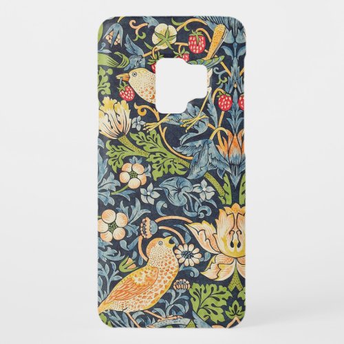 William Morris Strawberry Thief Floral Pattern Case_Mate Samsung Galaxy S9 Case