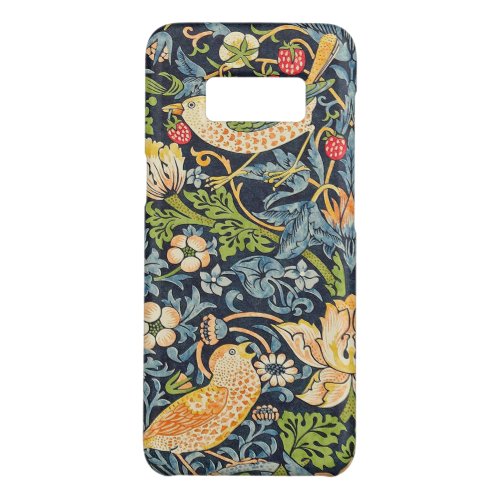 William Morris Strawberry Thief Floral Pattern Case_Mate Samsung Galaxy S8 Case
