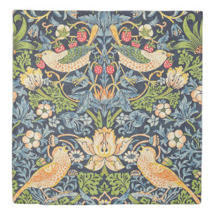 William Morris Strawberry Thief Floral Pattern Duvet Cover