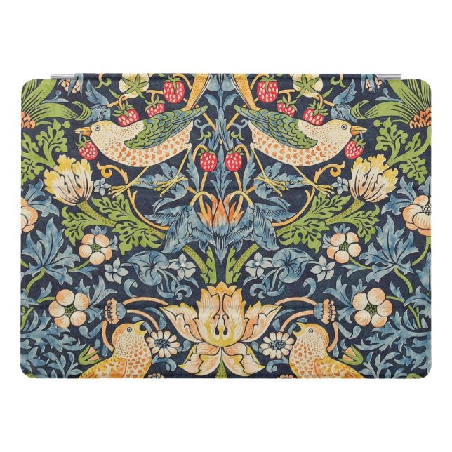 William Morris Strawberry Thief Floral Pattern iPad Pro Cover (Horizontal)