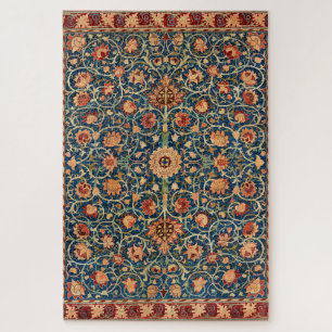 William Morris Strawberry Thief Floral Pattern Jigsaw Puzzle
