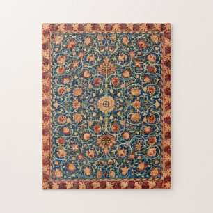 William Morris Strawberry Thief Floral Pattern Jigsaw Puzzle