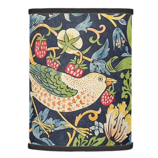 William Morris Strawberry Thief Floral Pattern Lamp Shade (Right)