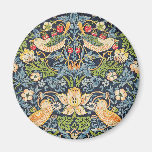 William Morris Strawberry Thief Floral Pattern Magnet