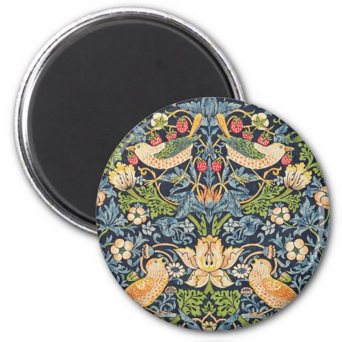William Morris Strawberry Thief Floral Pattern Magnet