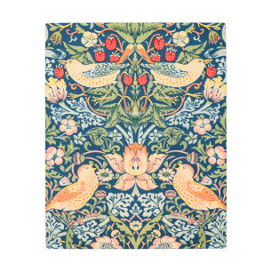 William Morris Strawberry Thief Floral Pattern Metal Print